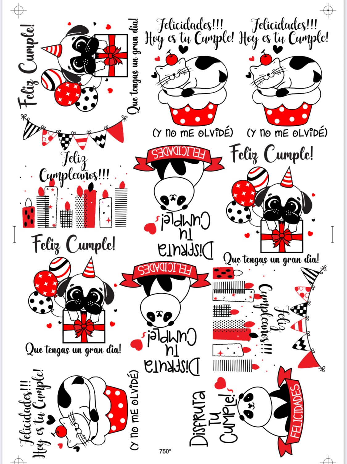 Tazas "Feliz cumpleaños" - Imagen 2