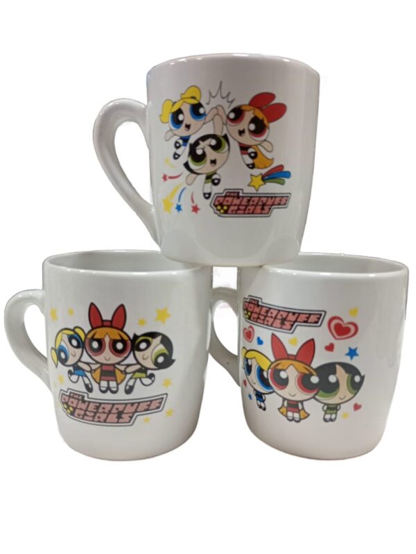 TAZAS blancas CHICAS SUPERPODEROSAS
