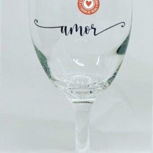 Set copas vino x2 Amor