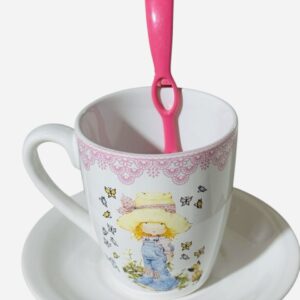 Set Sarah Kay ( plato deco flores+ taza )