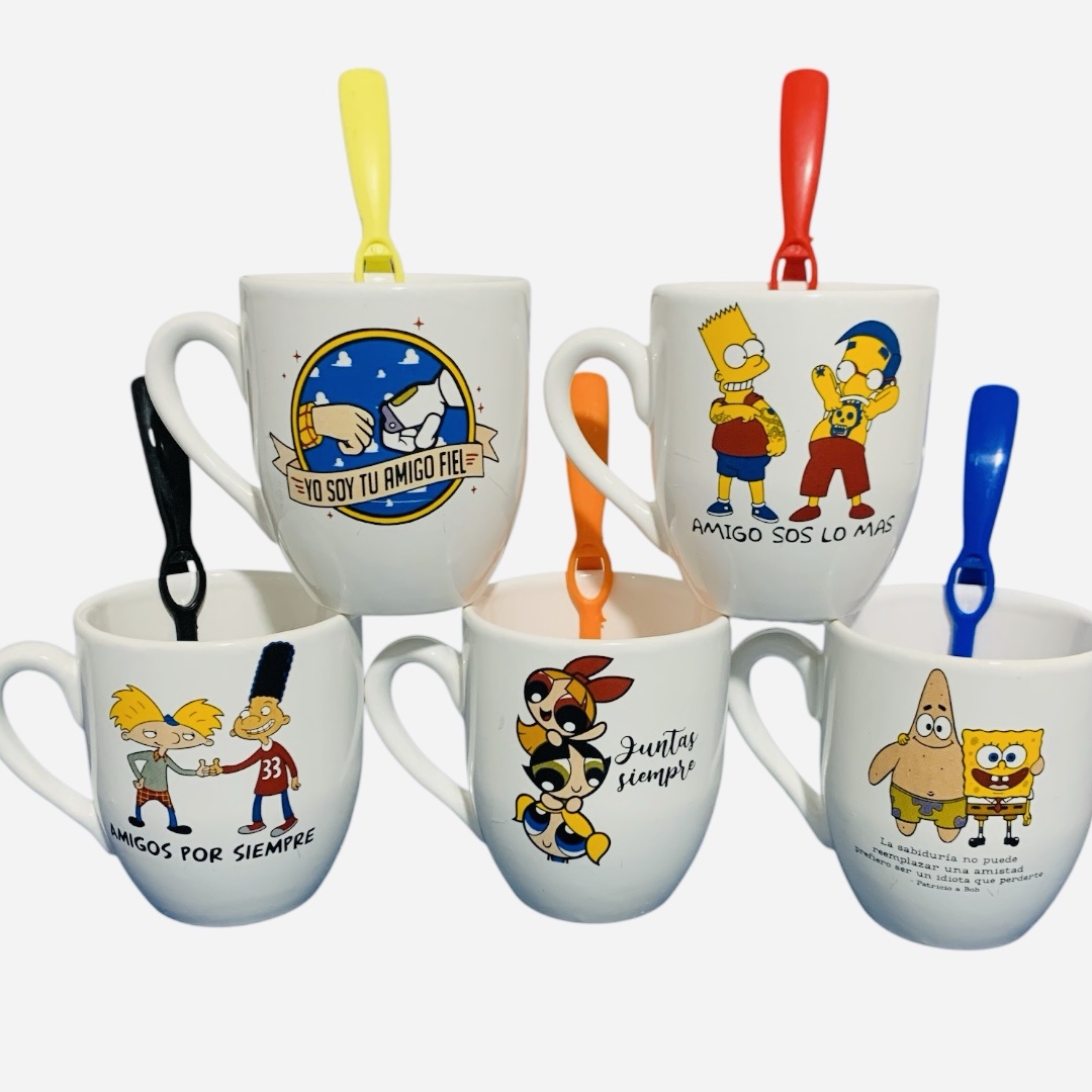 SUPER OFERTA Taza Bombé día del amigo x30 SURTIDOS ($3500 c/u) - Imagen 2