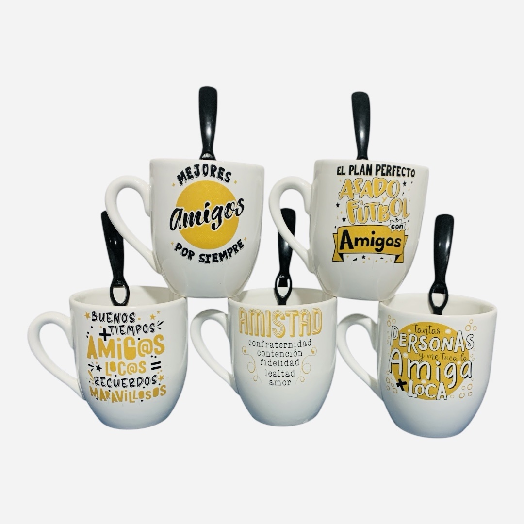 SUPER OFERTA Taza Bombé día del amigo x30 SURTIDOS ($3500 c/u) - Imagen 3