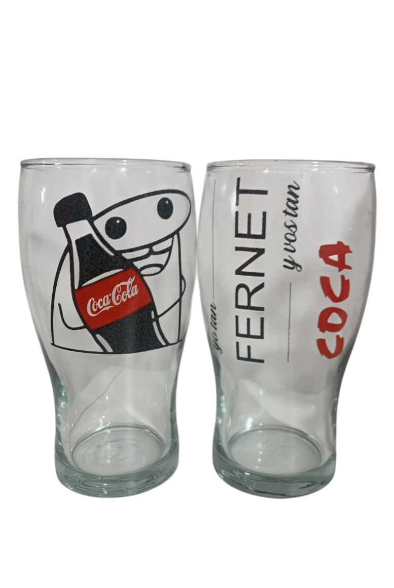 3 SET PINTAS yo tan fernet y vos tan coca (6 unidades) - Imagen 2
