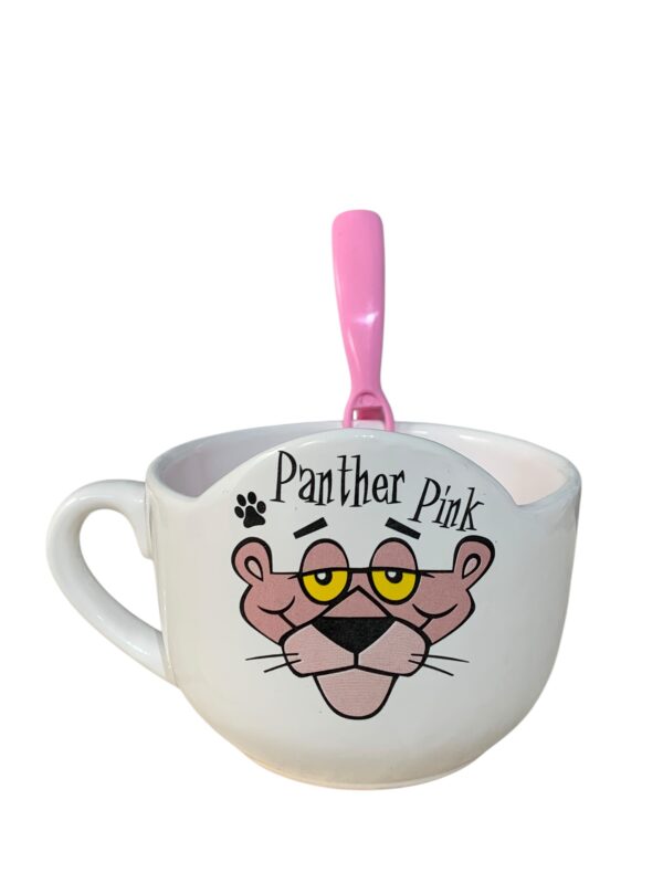Tazón con alzada Pantera rosa