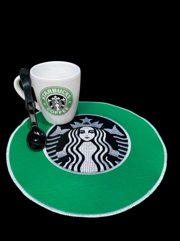 Set Starbucks x 2 unidades ( tazas + manteles + cucharas )