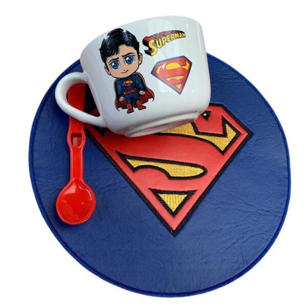 PACK X 10 -Set Mantel+tazón+cuchara SUPER HEROES - Imagen 2