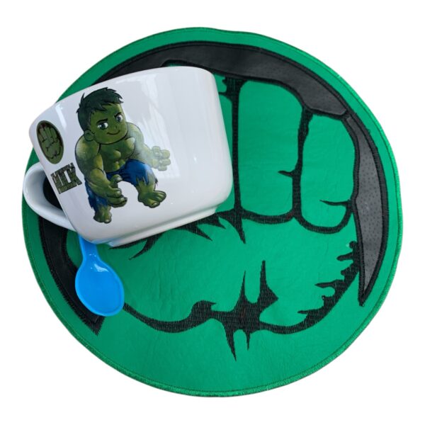 PACK X 10 -Set Mantel+tazón+cuchara SUPER HEROES - Imagen 3