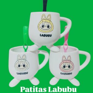 Tazas patitas Xl LABUBU X3