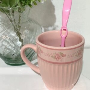 Taza Bombe rayas  shabby x 2