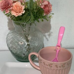 Tazones rayas shabby x2