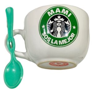 Set  MAMA Starbucks x 2 unidades ( tazas + manteles + cucharas )