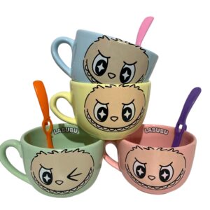 Tazones XL LABUBU X 4 + cucharas