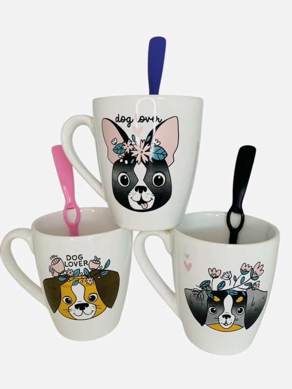 Pack x 12 animalitos ( 3 tazas+ 3 bowls+6 cucharas) - Imagen 4