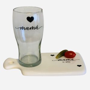 Set vaso pinta más Tabla