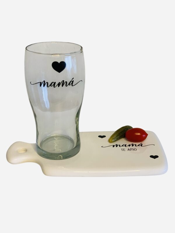 Set vaso pinta más Tabla