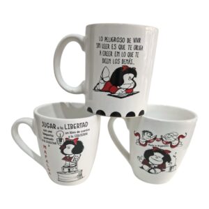 Taza blanca MAFALDA