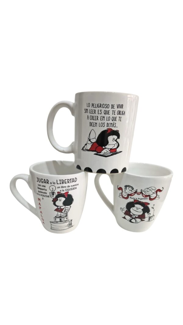 Taza blanca MAFALDA