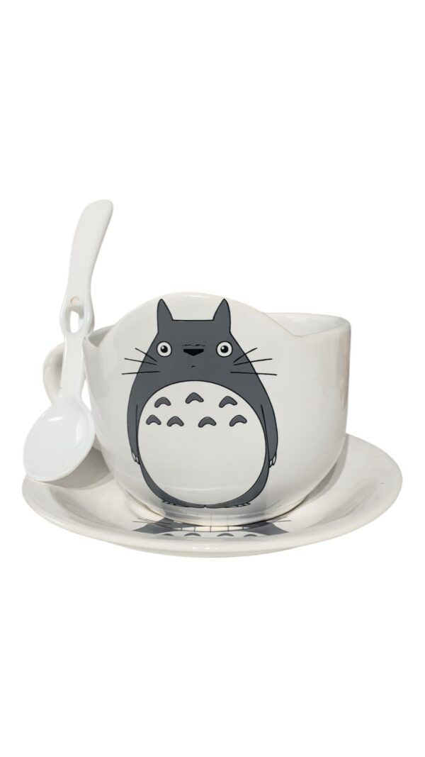 Tazones con alzada 
 Totoro diseños surtidos x3