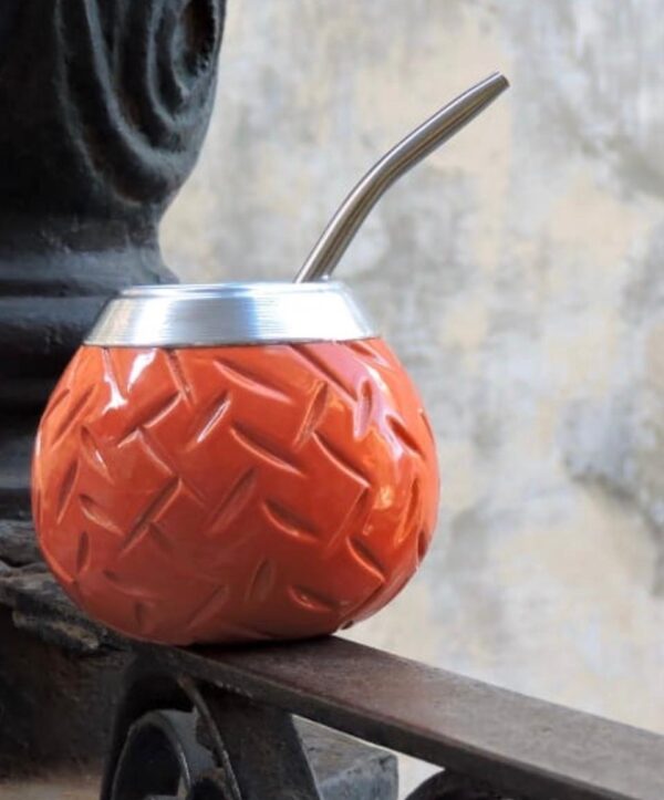 Mate ceramica con virola de aluminio - Imagen 3