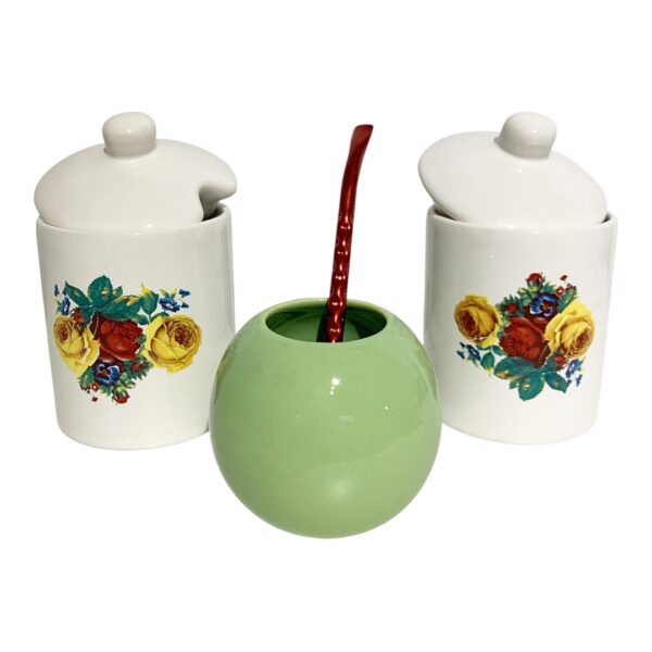 Set de mate abuela  (flores vintage) - Imagen 2