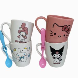 Set Kitty y amigos (4tazas)