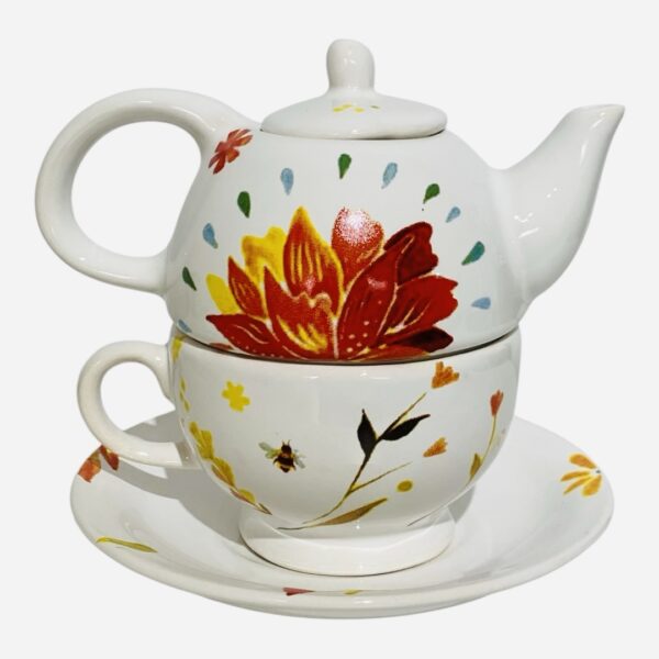 Tea for one flor de loto con plato