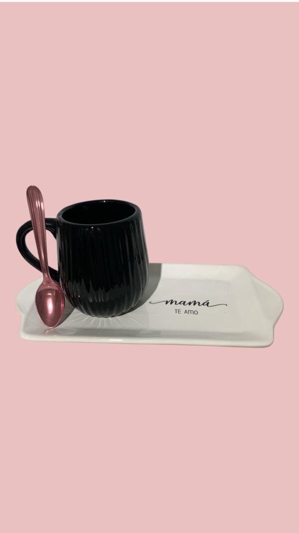 Set rayas negro para Mamá