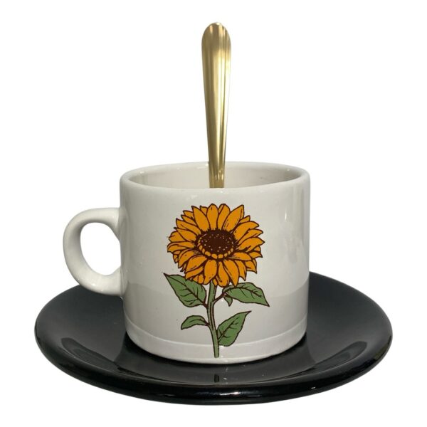 Set Girasol (con cuchara de acero anodizada)