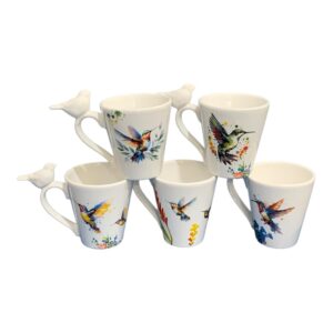 Taza colibrí manija pajarito