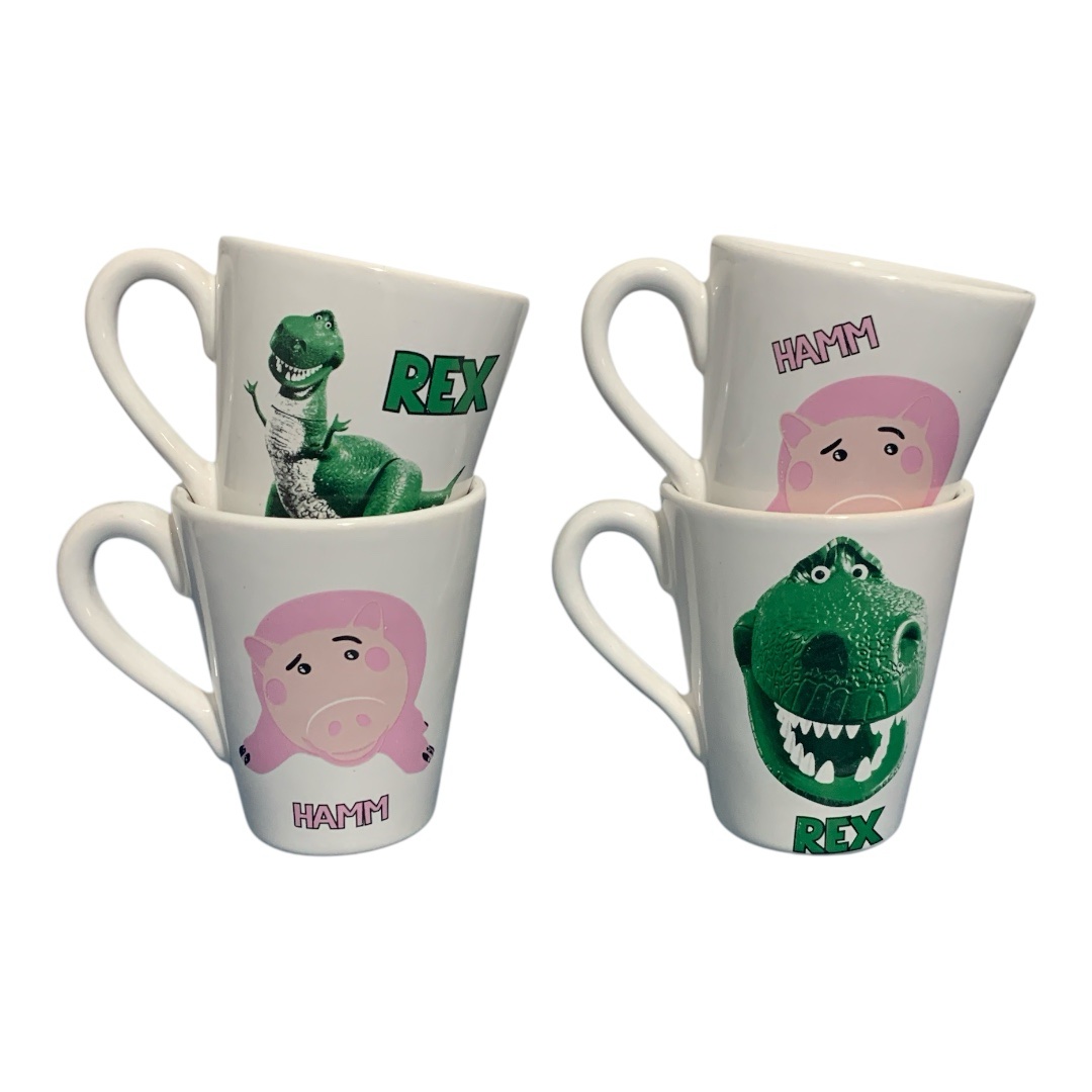 Tazas Hamm y Rex x4