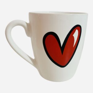 Taza Bombe corazón x10