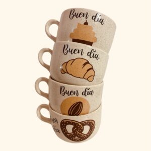 Tazon dulce buen día x4