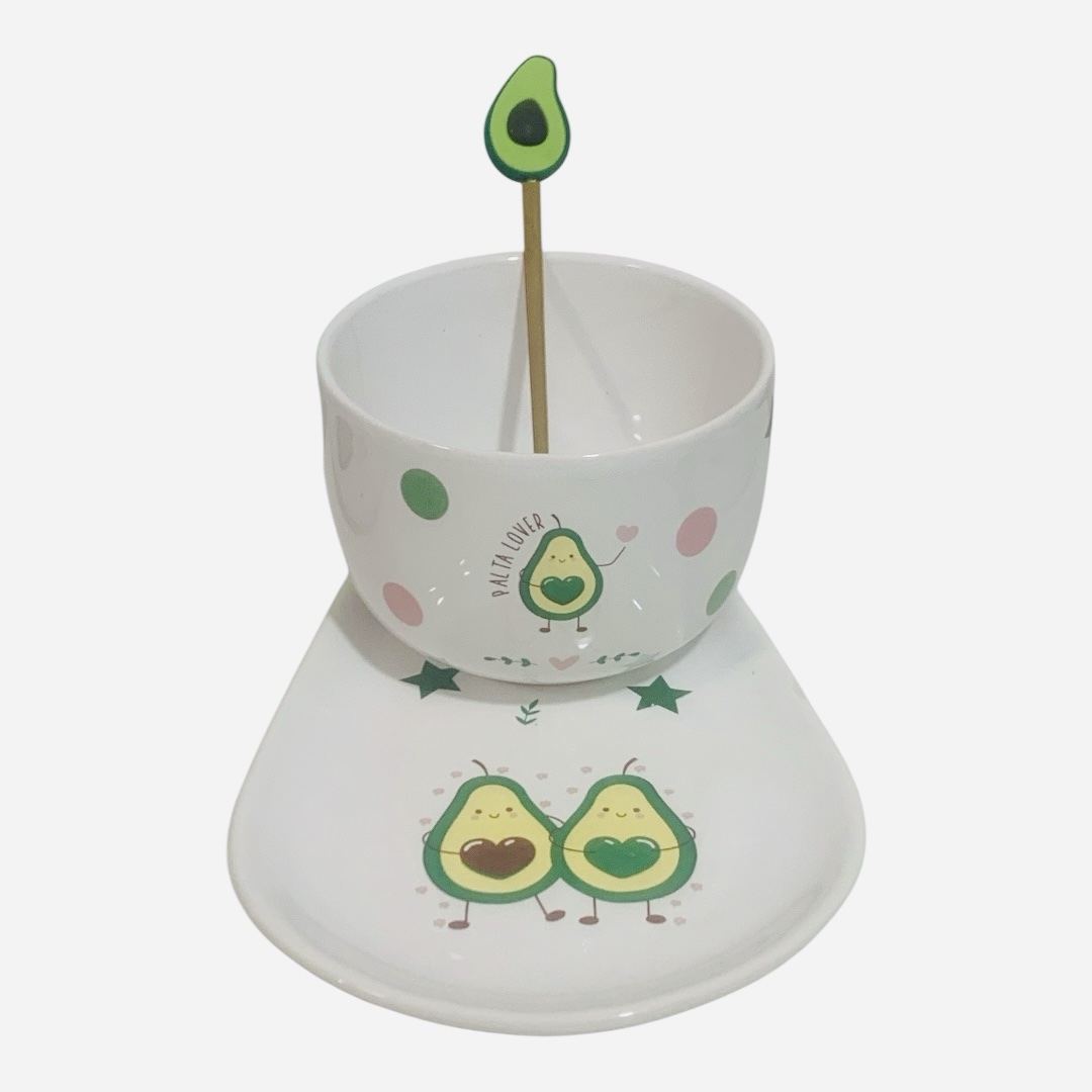 Set desayuno saludable Palta con bandeja palta - Imagen 2