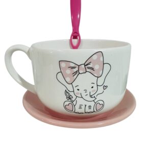 Tazon dulce elefanta con cuchara