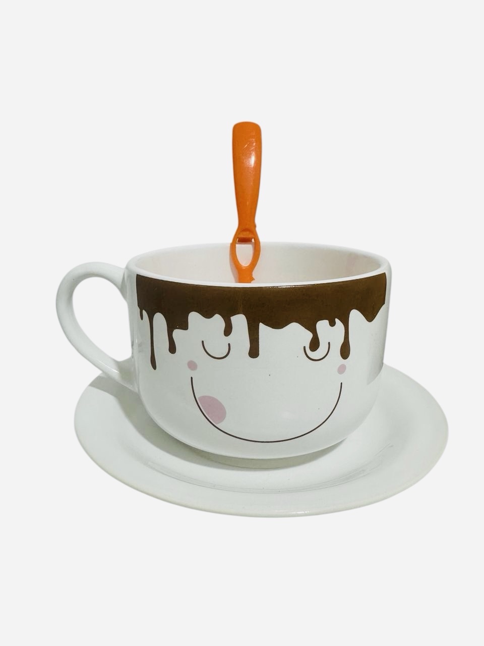 Set Carita chocolatosa ( tazón+plato+cuchara)