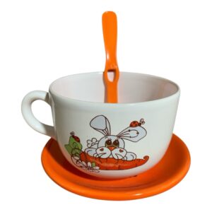 Tazón  Conejo + cuchara de encastre