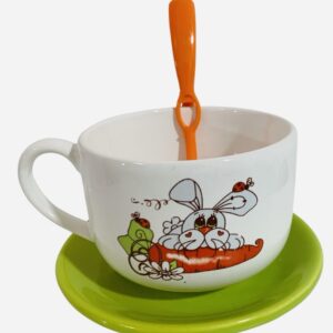 SUPER PROMO tazón conejo zanahoria x3 ($3500 por unidad)