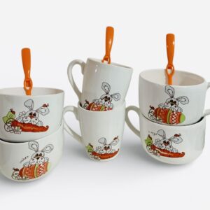 PACK EMPRENDEDOR PASCUA Nº 1 (conejo zanahoria) 6 piezas