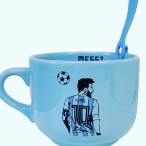 Tazón celeste Messi x3