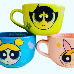 Tazones  color chicas superpoderosas x3