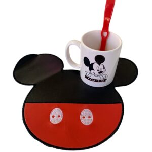 Set Mickey mantel de ecocuero