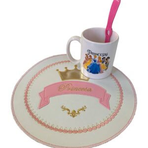 Set Princesas mantel de ecocuero