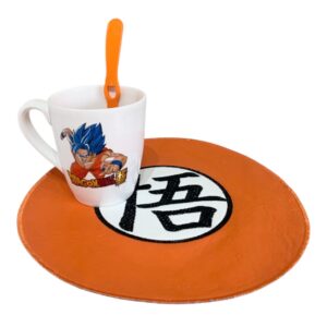 Set Dragon Ball mantel ecocuero