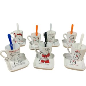 Set Papá Flork ( taza y tostada + cuchara)
