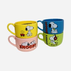 Tazon Snoopy color x4