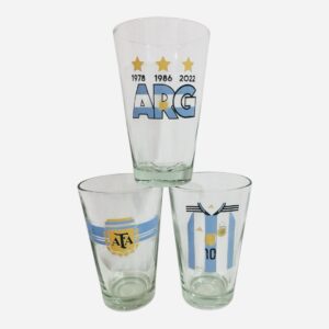 Vasos Argentina x 3 ( mod Tango Durax 400 cc)
