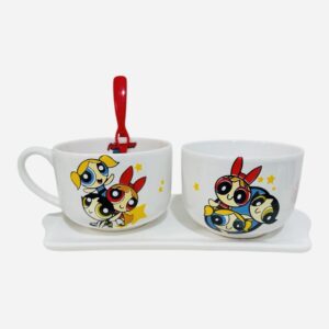 Set powergirls ( tazón y bowls)