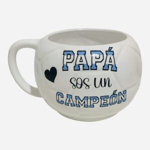 Tazón pelota 3D Papá sos un campeón