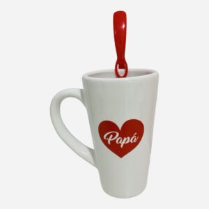 Taza alta  Papá corazón x3