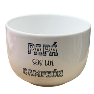 Bowls cerealero copetinero papa campeón